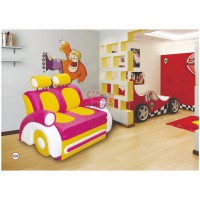 Детский диван "Авто" (красно, бело, черный) - Магазин "Домовенок" 39595.ru