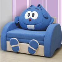 Кресло- кровать "Смешарик" (беж, голубой, красный) - Магазин "Домовенок" 39595.ru