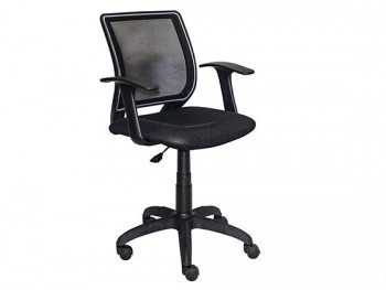 Кресло "Флип" Т-01 С11 (ткань черная сетка, сидушка - черная) - Магазин "Домовенок" 39595.ru