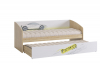 Кровать "Форсаж" (80*200, дуб сонома, белый) - Магазин "Домовенок"- розничная продажа мебели г.Ирбит