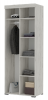Шкаф 2х створчатый комбинированный "Гранд" (800*2120*480, дуб крафт белый) - Магазин "Домовенок"- розничная продажа мебели г.Ирбит