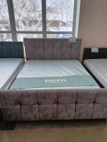 Кровать "Мирэна" (160, кашемир 890) - Магазин "Домовенок"- розничная продажа мебели г.Ирбит