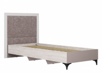 Кровать "Фьюжн 39" (80*200, луна 8, Глиняный серый, артвуд светлый) - Магазин "Домовенок"- розничная продажа мебели г.Ирбит