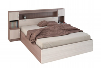 Кровать "Басса" 1,6м с прикроватным блоком (2352*1016*2232, ЯШт/ЯШс) КР 552 - Магазин "Домовенок"- розничная продажа мебели г.Ирбит