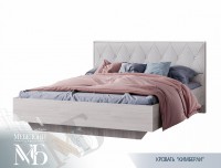 Кровать "Кимберли" КР-13 (160, Ясень белый/белый) без ортопеда - Магазин "Домовенок"- розничная продажа мебели г.Ирбит