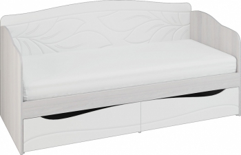 Кровать "Флора" КРД (80*190, ЯАс/белый софт, настил) - Магазин "Домовенок"- розничная продажа мебели г.Ирбит